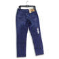 NWT Mens Blue Denim 5-Pocket Design Straight Leg Jeans Size 30x30 image number 2