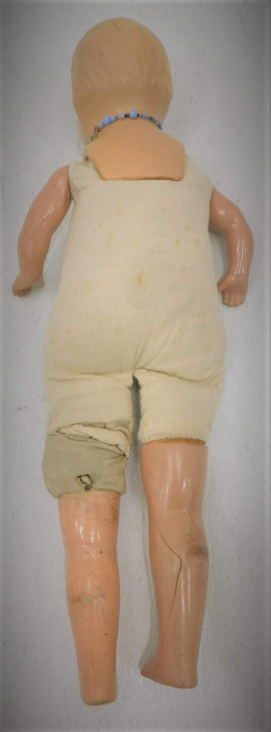 Vintage Baby Dolls Ideal Rubber Plastic Molded & Unmarked Soft Body Composition image number 12