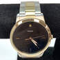 Designer Fossil Minimalist FS-5458 Two-Tone Black Dial Analog Wristwatch image number 1
