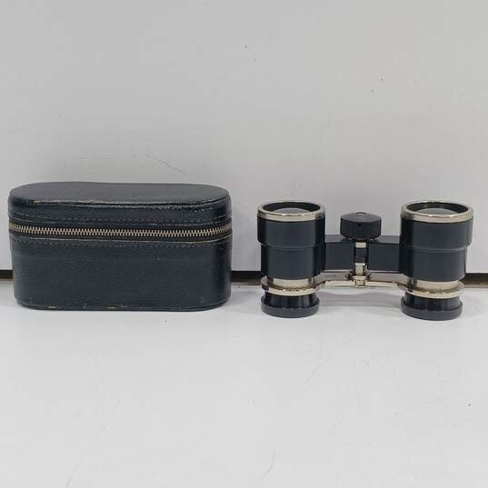 Vintage Gotte Zurich Opera Binoculars w/Leather Case image number 1