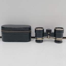 Vintage Gotte Zurich Opera Binoculars w/Leather Case