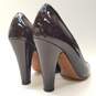 Moschino Cheap & Chic Bow Pump Women's Sz 7 Patent Chocolate image number 5