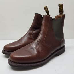 Dr. Martens AirWair Brown Leather Chelsea Boots Victor Size 12