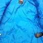 The North Face metallic blue cropped puffer jacket women's XS image number 4