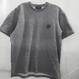 The Kooples Gray Classic Fit Short Sleeve Shirt Sz S