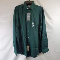 Van Heusen Men Green LS Shirt XL NWT