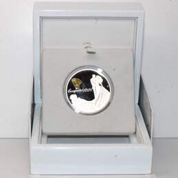 Perth Mint Australia 1 OZ .999 Fine Silver 2021 Queen Elizabeth Medallion w/Box