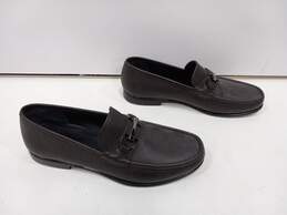 Salvatore Ferragamo Men's Black Leather Shoes Size 11 alternative image