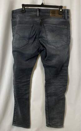 G-Star Mens Dark Gray 3301 Slim Fit 5-Pocket Design Denim Skinny Jeans Size M/34 alternative image