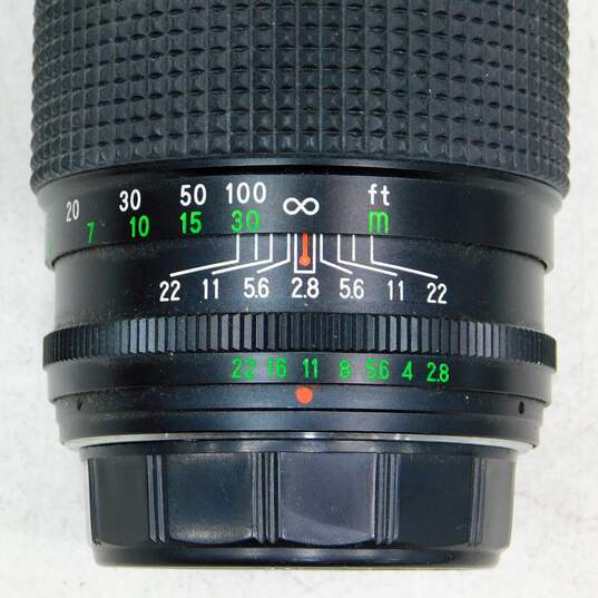 Pentax MV 35mm SLR Film Camera w/ 2 Lens, Flash, Exposure Meter & Bag image number 11