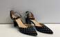 Ann Taylor Chunky Ankle Strap Black/White Polka Dot Pumps Women's Size 8.5 image number 3