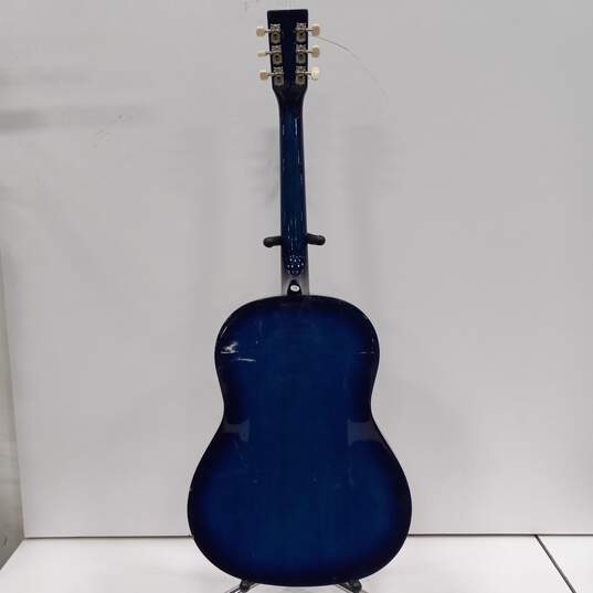 Rogue Acoustic Blue Body Guitar Model SO-069-RAG-BL image number 5