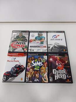 Bundle of Six Assorted PlayStation 2 Games