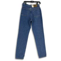 NWT Calvin Klein Womens Blue Denim Medium Wash Straight Leg Jeans Size 10 alternative image