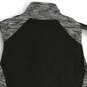 NWT Womens Black Gray Mock Neck Sleeveless Full-Zip Vest Size M image number 4