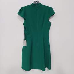 Vince Camuto Women's Emerald Green Cap Sleeve Dress Size 4 NWT alternative image