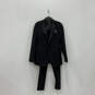 NWT Mens Black One Button Blazer And Pant Two Piece Suit Set Size 40 L image number 1