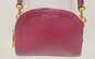 Marc Jacobs Saffiano Leather Playback Crossbody Bag Burgundy image number 1