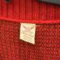 72 Faded Glory Womens Red Knitted Long Sleeve Open Front Cardigan Sweater Sz 1X image number 3