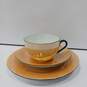 13pc Set of Czechoslovakia Orange Lusterware Teacups and Saucer Set image number 7