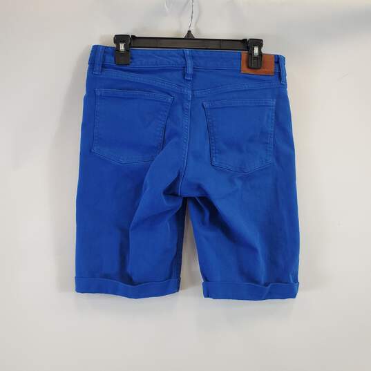 Lauren Women Electric Blue Denim Shorts Sz8 image number 2