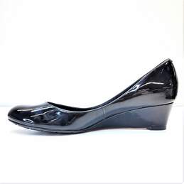 Cole Haan Wedge Pumps Black Patent Leather Size 8 alternative image