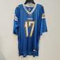 Mens Blue Los Angeles Chargers Philip Rivers#17 Football NFL Jersey Size XL image number 1