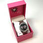 Designer Betsey Johnson Rhinestones Round Dial Analog Wristwatch w/ Box image number 1
