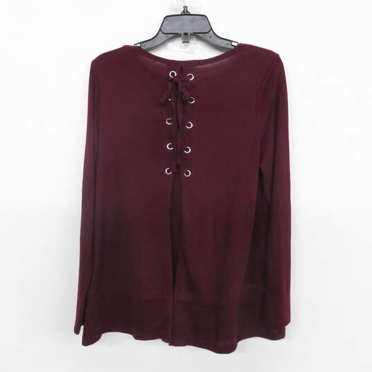 Anne French Plum Long Sleeve shirt image number 2