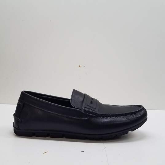 Coach Mott Black Leather Driving Penny Loafers Men's Size 9.5D image number 1