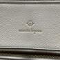 Nanette Lepore Womens White Leather Adjustable Strap Crossbody Bag Purse image number 5