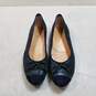 Paul Green Navy Blue Shimmer Cap Toe Suede Ballet Flats WM Size 4.5 image number 1