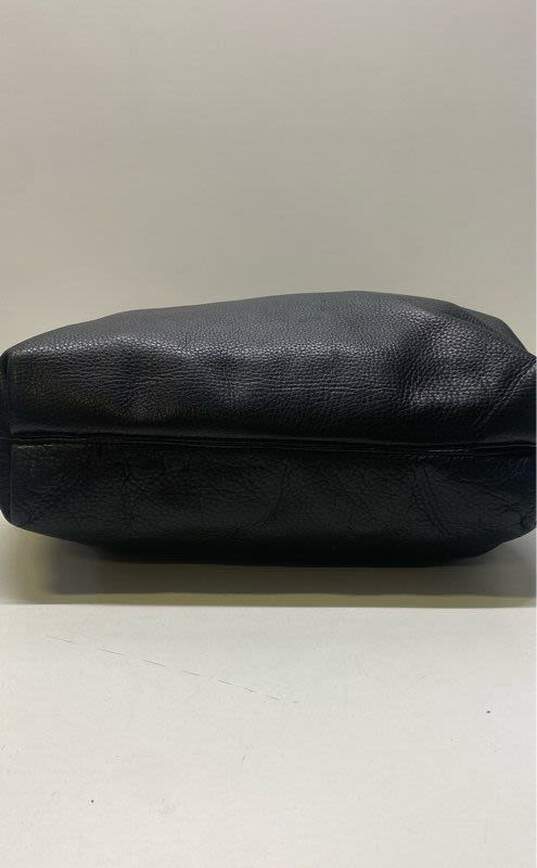 Michael Kors Pebble Leather Hamilton Shoulder Bag Black image number 3