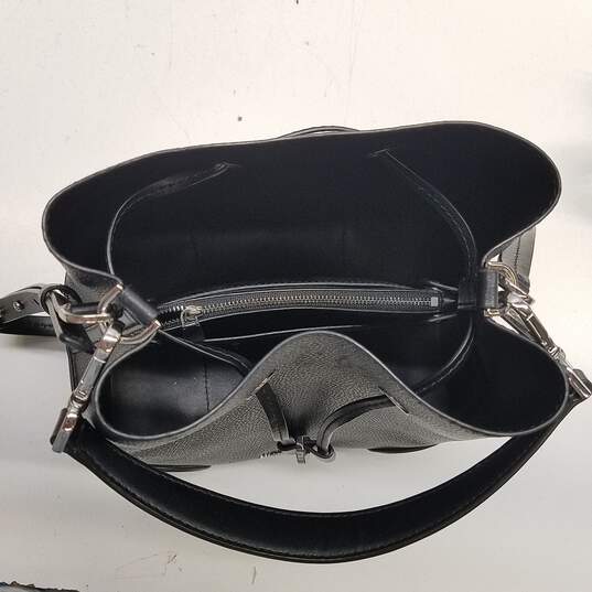 Michael Kors Leather Mercer Bucket Bag Black image number 3