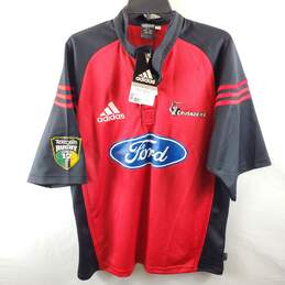 Adidas Men Red Crusaders Ford Jersey L NWT