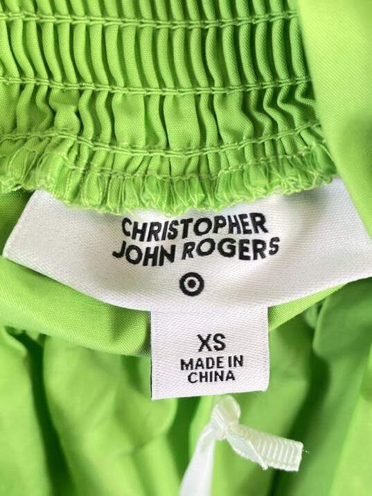 Christopher John Women Green Tiered Maxi Dress XS image number 3