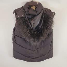 Gap Women Black Puffer Vest XL NWT alternative image