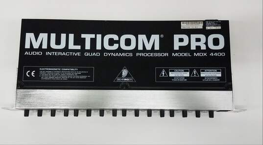 Behringer Multicom Pro Audio Interactive Quad Dynamics Processor Model MDX 440 image number 1