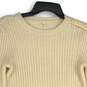 Copper Key Womens Cream Knitted Crew Neck Long Sleeve Pullover Sweater Size S image number 3
