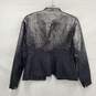 Jones New York Signature Petite Black & Silver Fade Full Zip Jacket Size 8P image number 2