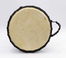 Unbranded Large Wooden Rope-Tuned Djembe alternative image