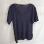 Exclusively Misook Short Sleeve V-Neck Pullover Top Size S image number 2