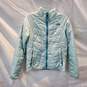 The North Face Full Zip Light Blue Puffer Jacket Women's Size XS image number 1