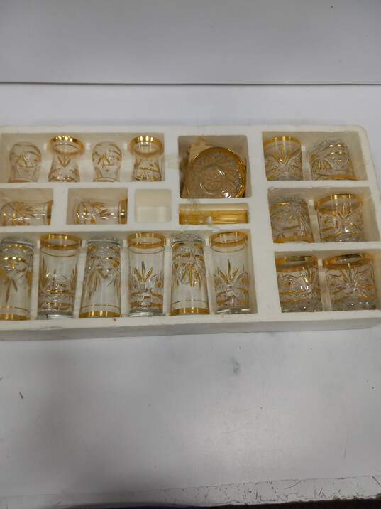 Set of Assorted Drinking & Serving Glassware In Box image number 5