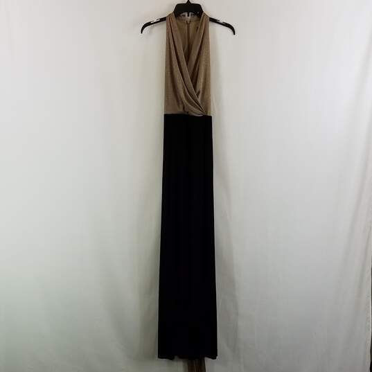 Adriana Papell Women Dress Black,Brown S image number 1