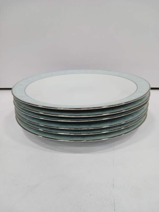Set of Six Noritake Lamita Dinner Plates image number 1