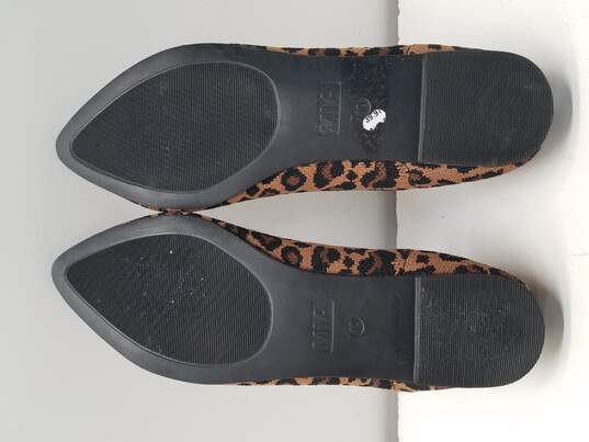 Mia Brown Leopard Print Flats Size 10 image number 5