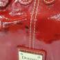 Dooney & Bourke Chiara Red Patent Leather Drawstring Handbag image number 4