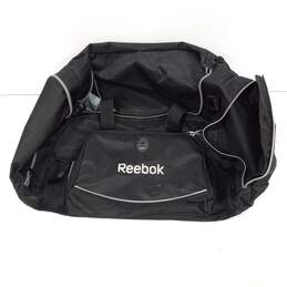 Black Reebok Sports Duffel Bag