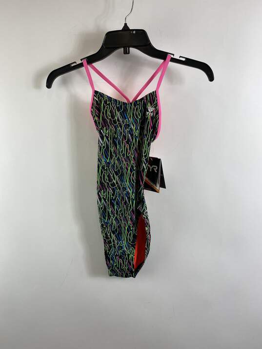 Durafast One Women Mullticolor Swimsuit 26 NWT image number 1